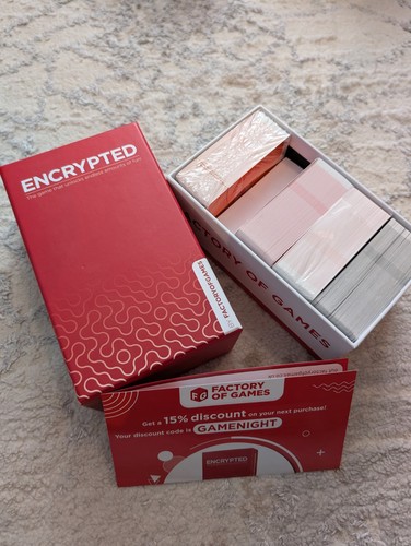 Encrypted card game - encrypted, uk