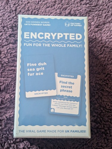Encrypted card game family - encrypted, uk